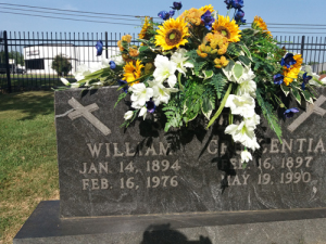Grandparents' grave in St. Joseph's cemetery, Conway